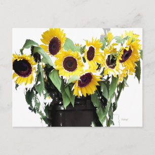 Solros Bouquet-kalenderkort Vykort