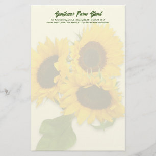 Solros Bouquet Personal Business Papper