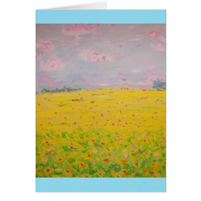 Solros Breeze Hälsningskort (Framsidan)