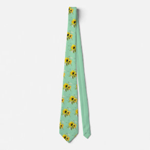 Solros bröllop Neck Tie Slips