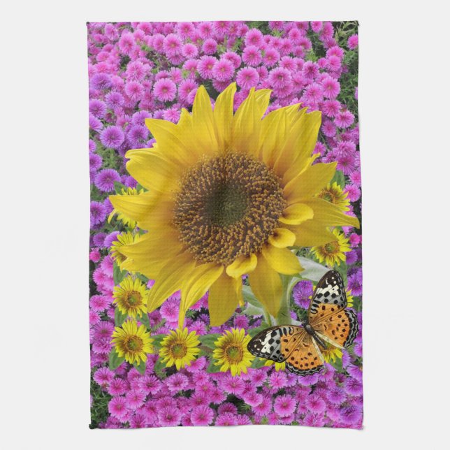 Solros Butterfly Kitchen Towel Kökshandduk (Vertikal)