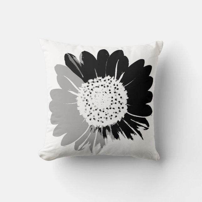 Solros BW Pillow Kudde (Framsida)
