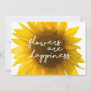 Solros citat "blommor är lycka"