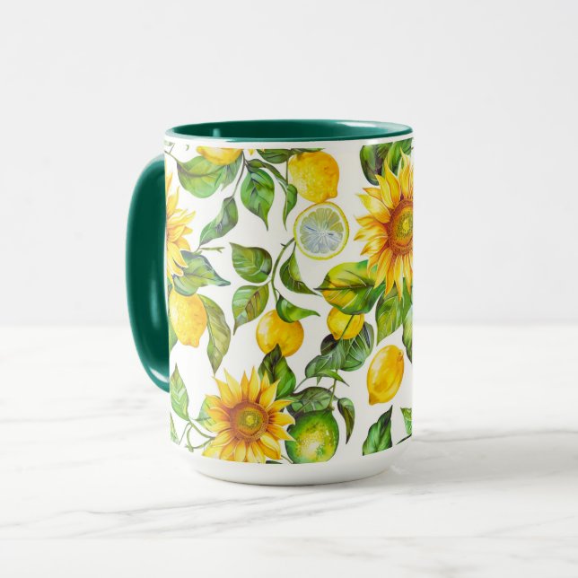 Solros & Citron Mugg (Framsida vänster)