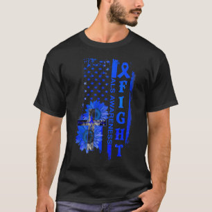 Solros Crossing ALS Awareness T Shirt
