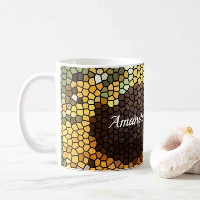 Solros Cup  Kaffemugg (Med munk)