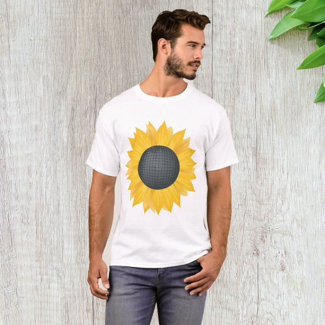 Solros Disco Boll Retro Party Vibe T Shirt (Skapare uppladdad)