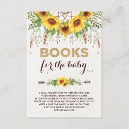 Solros Dreamcatcher Rustic Boho Bokar för Baby Tilläggskort