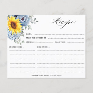 Solros Dusty Blue Slate Peony Blommigt Recipe