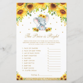 Solros Elefant Priset Är Rätt Duschspel