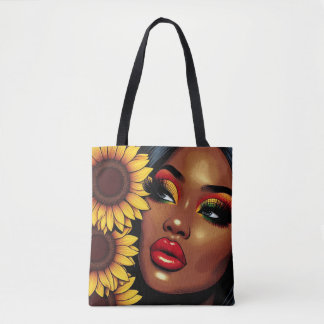 Solros Elegance Tote Bag Tygkasse