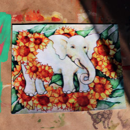 Solros Elephant Poster