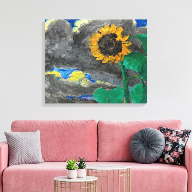 Solros | Emil Nolde | Canvastryck (Insitu (Vardagsrum))