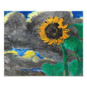 Solros Emil Nolde Fototryck