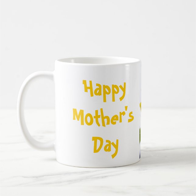 Solros ... engelsk tekopp kaffemug kaffemugg (Vänster)