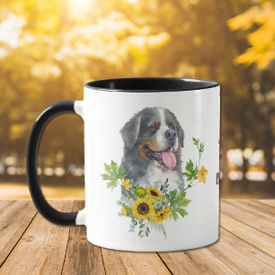 Solros Eucalyptus Bernese Mountain Hund Mugg