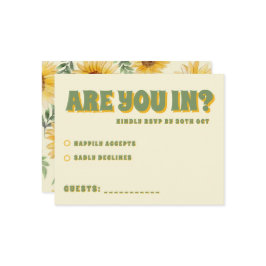 Solros Eucalyptus Blommigt Botanical Bröllop OSA Kort