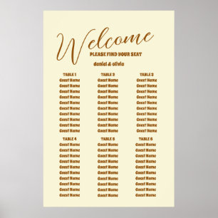 Solros Eucalyptus Blommigt Botanical Bröllop Poster
