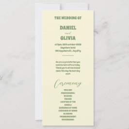 Solros Eucalyptus Blommigt Botanical Wed Programs