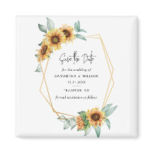 Solros Eucalyptus Geometric Save the Date