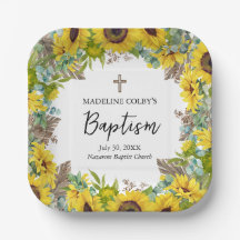 Solros Eucalyptus Handflatan Boho Square Baptism