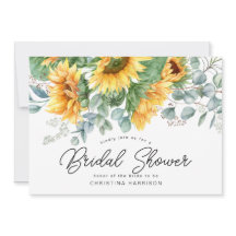 Solros Eukalyptus Bröllopsdusch