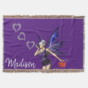 Solros Fairy Throw Blanket Filt