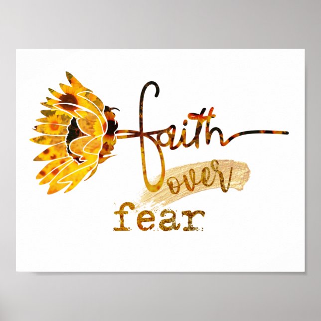 Solros Faith over Fear Poster (Framsidan)