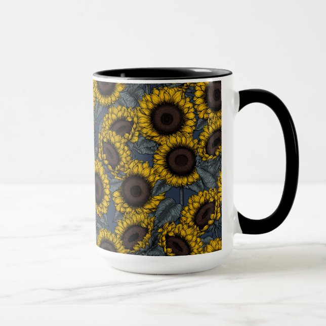 Solros fält 2 mugg (Höger)