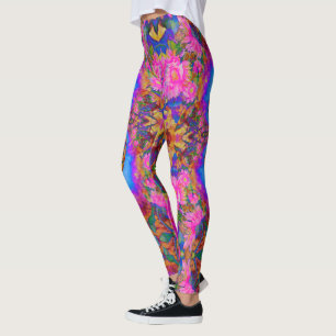 Solros fält för alltid - rosa leggings