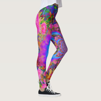Solros fält för alltid - rosa leggings