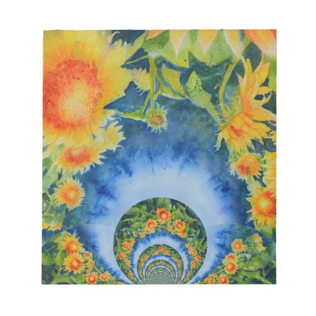 Solros Fält Forever Anteckningsblock (Framsida)