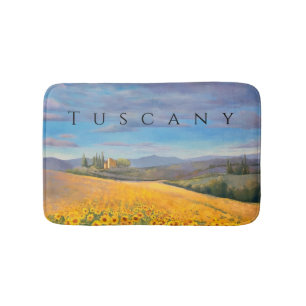 Solros Fält i Toscana Badrumsmatta