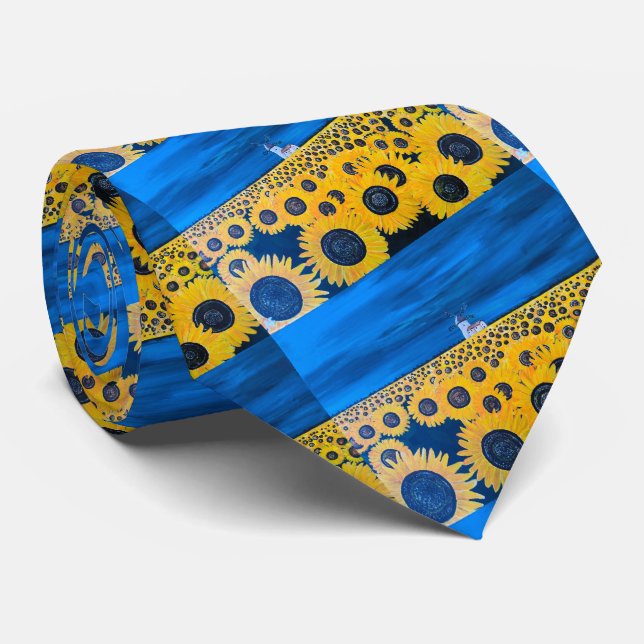 Solros Fält Painting av Alfred Fox Slips (Rullad)