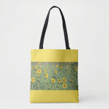 Solros Fält Tote Bag