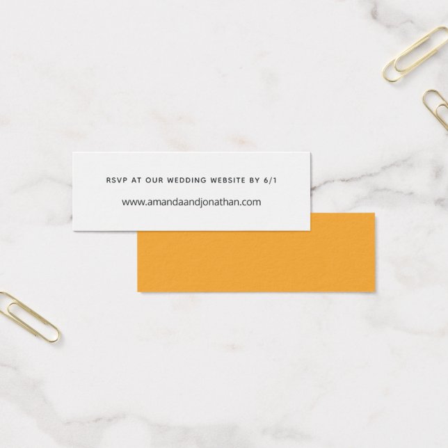 Solros färg litet visitkort (Kontor)