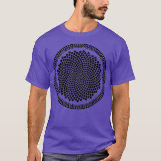 Solros Fibonacci Fractal Spiral T Shirt