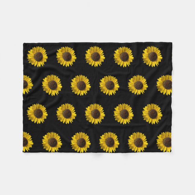 Solros Fleece Blanket (Framsidan (Horisontell))