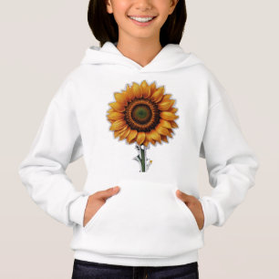 Solros Flickans Pullover Hoodie T Shirt