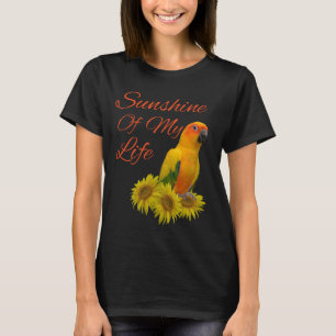 Solros för solsken för solConure papegoja T Shirt