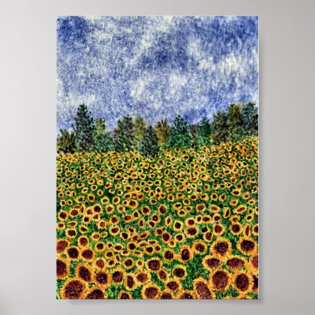 "Solros Galaxy" av Thom Glace Poster (Framsidan)