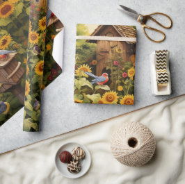 Solros Garden Bird Houses Presentpapper