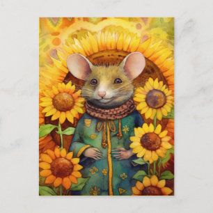 Solros Garden Mouse 1 av 17 Vykort