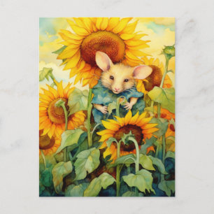 Solros Garden Mouse 2 av 17 Vykort