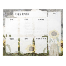 Solros Ghost Planner Anteckningsblock