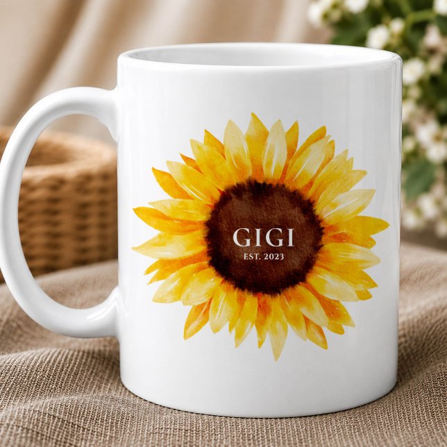 Solros Gigi Kaffemugg (Skapare uppladdad)