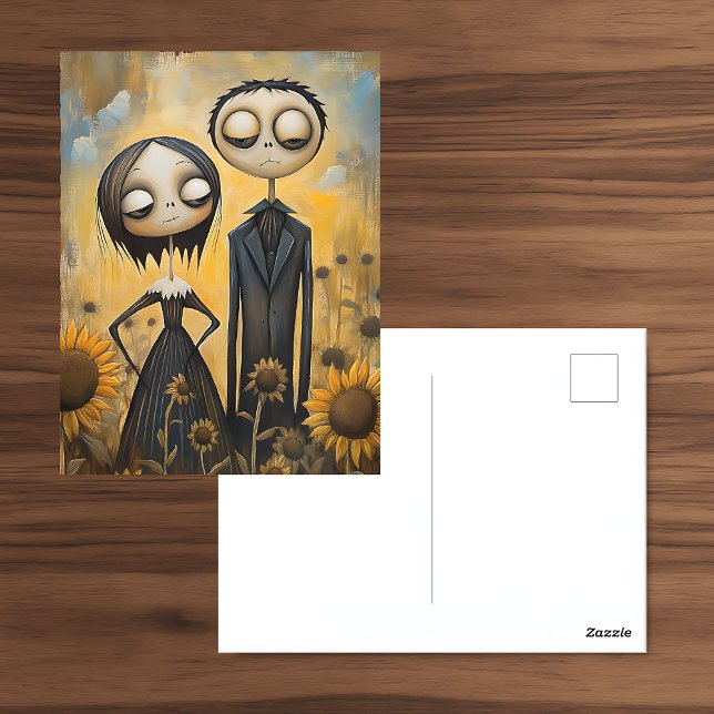 Solros gotiic vykort (Skapare uppladdad)