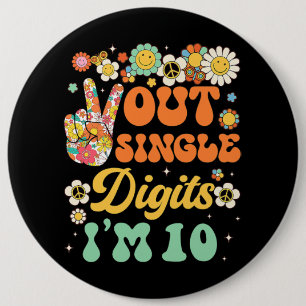 Solros Groovy Peace Out Single Digits Im 10 Bir Knapp