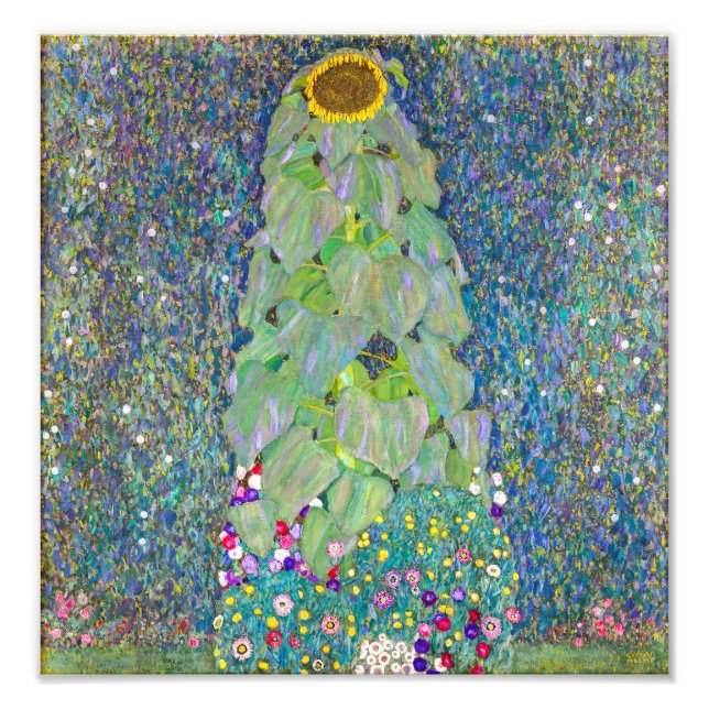 Solros | Gustav Klimt | Fototryck (Framsidan)