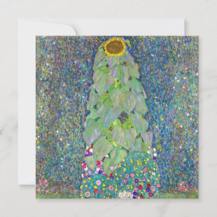 Solros Gustav Klimt Kort